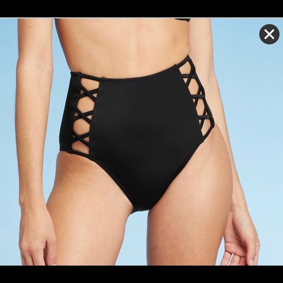 Set of two high waist bikini bottoms NWT size M - Picture 4 of 7